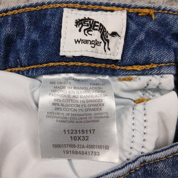 Wrangler High Rise True Straight Jeans Light Wash Women's Size 10x32 EUC - Picture 6 of 16